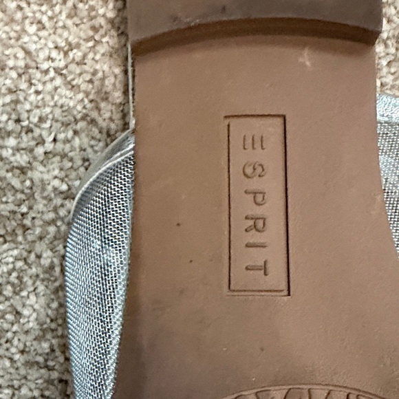 Esprit Metallic Silver Mules - Picture 2 of 5
